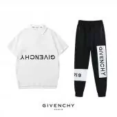 givenchy hommes suits tracksuits short givenchy logo blanc